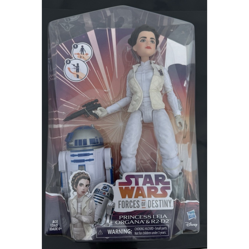 Star Wars Forces of Destiny Princess Leia Organa Hoth Doll w/ R2-D2 New